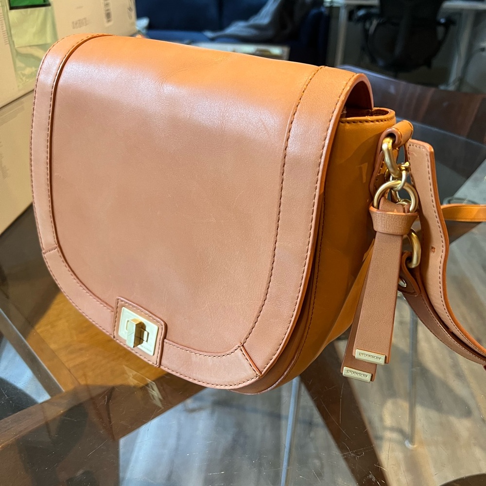 Brahmin Southcoast Sonny Shoulder Bag Crossbody Tan Charlston Brown